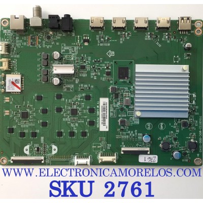 MAIN PARA TV VIZIO 4K HDR SMART TV / NUMERO DE PARTE XLCB02K022/ 715GB722-M0C-B00-004D / 715GB722-M0C-B00-004B / (X)XLCB02K022030X/K03KAV / PANEL TPT550WR-QVN10.U REVSB0X / MODELO M55Q7-J01
